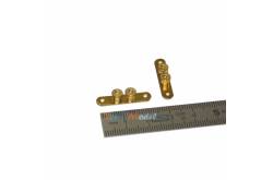 2 Bollards doubles 24mm en métal