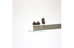 2 double metal bollards 16mm