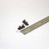 2 double metal bollards 16mm