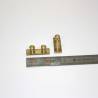 2 double metal bollards 24mm