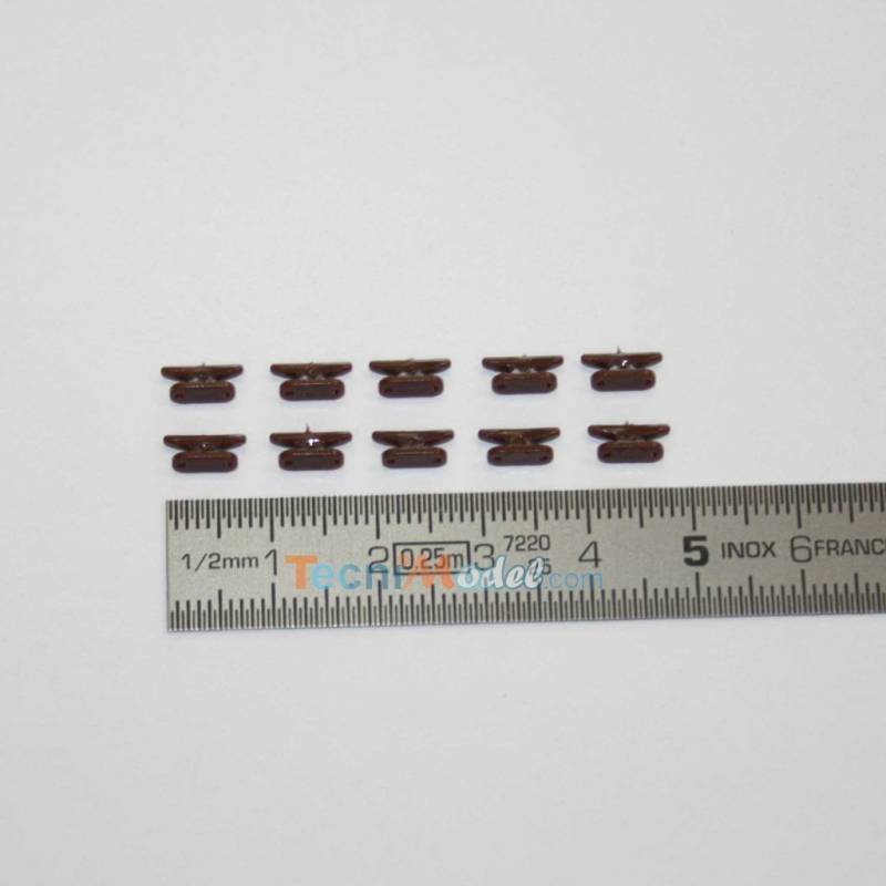 10 Taquets 8mm