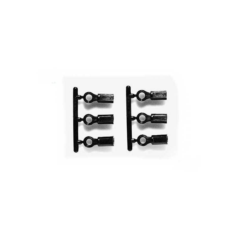 6 Chapes a rotule Ø5mm Tamiya