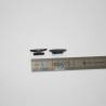 2 Taquets en metal bruni 15mm