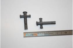 2 Bollards métal 47mm