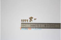 10 Brass Bollards 3.5mm