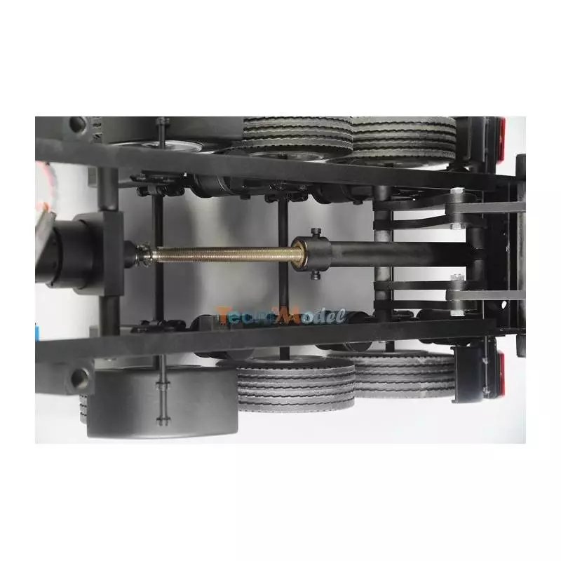 Semi-remorque benne 3 essieux avec système de levage