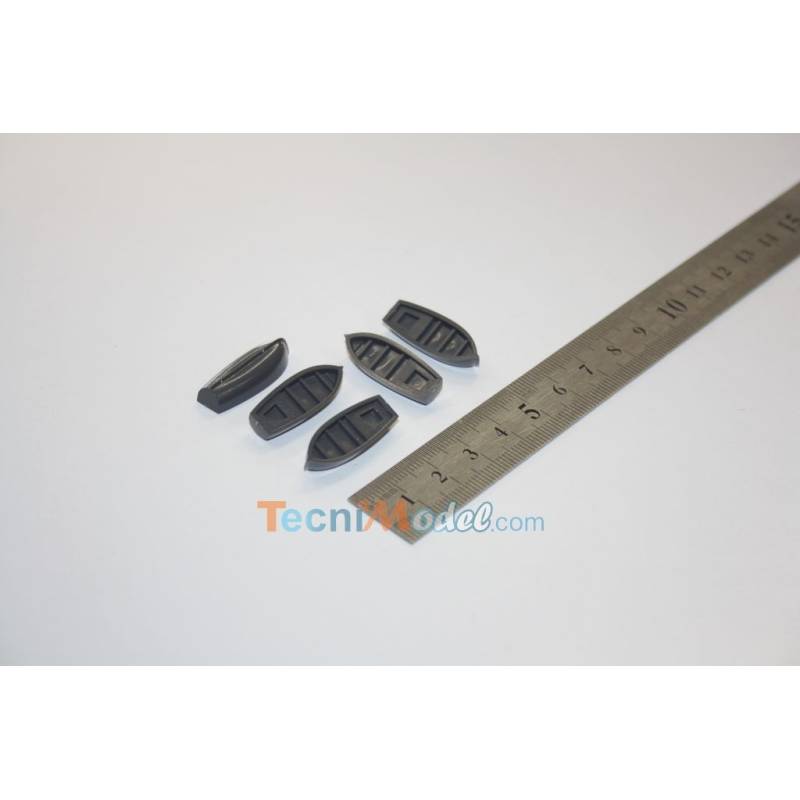 Set of 5 Canoes 26mm