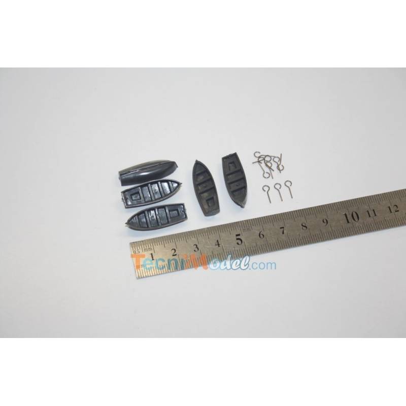 Lot de 5 canots 28mm