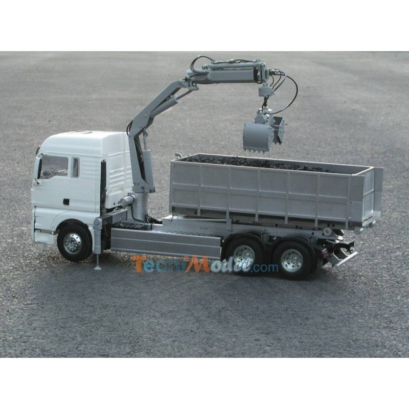 Chassis for Tamiya RC Truck with Leimbach Crane and Hook Loader
