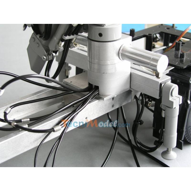 Chassis for Tamiya RC Truck with Leimbach Crane and Hook Loader