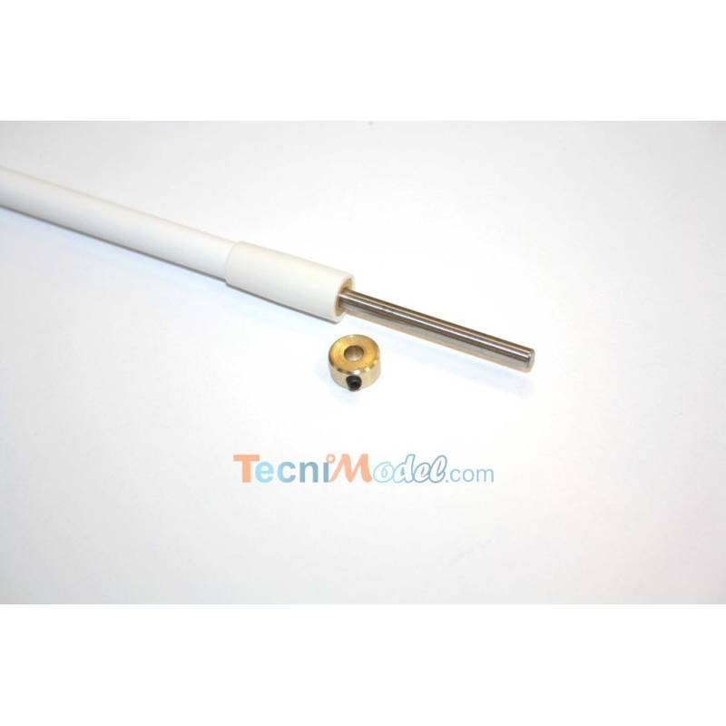 Ø4mm M4 290mm sealed propeller shaft and Ø8mm 217mm stern tube - Raboesch 300-03