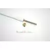 Arbre d'hélice étanche Ø4mm M4 290mm et tube d'étambot Ø8mm 217mm - Raboesch 300-03