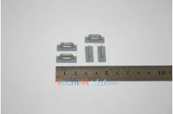 5 chaumards en plastique 20mm
