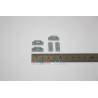 5 chaumards en plastique 20mm