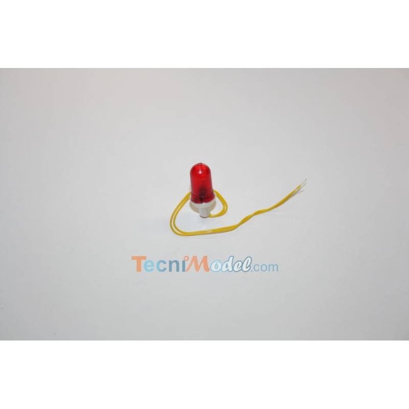 Feu rouge avec ampoule 6v