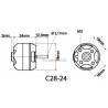 Moteur Brushless ROXXY Outrunner C28-24-1380kV