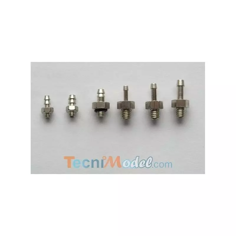 Raccord hydraulique droit M5 2.5mm