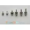 1 Raccord hydraulique droit M5 2.5mm (pour durite de Ø4mm)