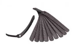 Rilsan collars and "Velcro" fasteners