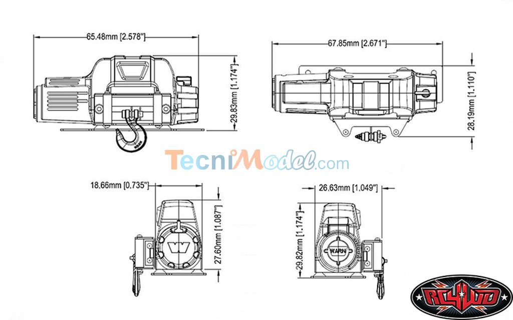 Rc4wd mini warn 9.5 cti winch 2025