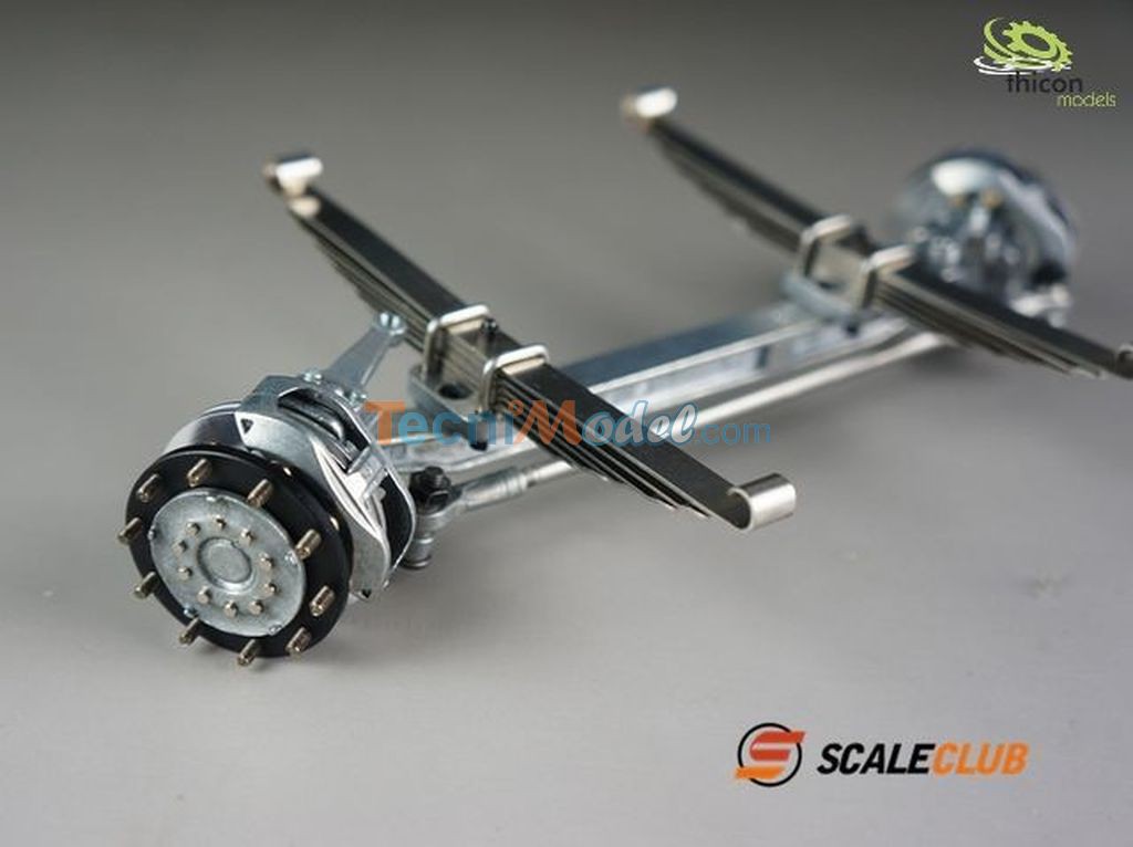 VGEBY essieux de portail avant 1/10 RC essieu avant en alliage d'aluminium en forme de diamant