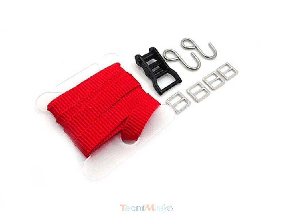 4 Sangles D'arrimage JDM Pour Camion RC 1/14 Remorqueur - Neuf