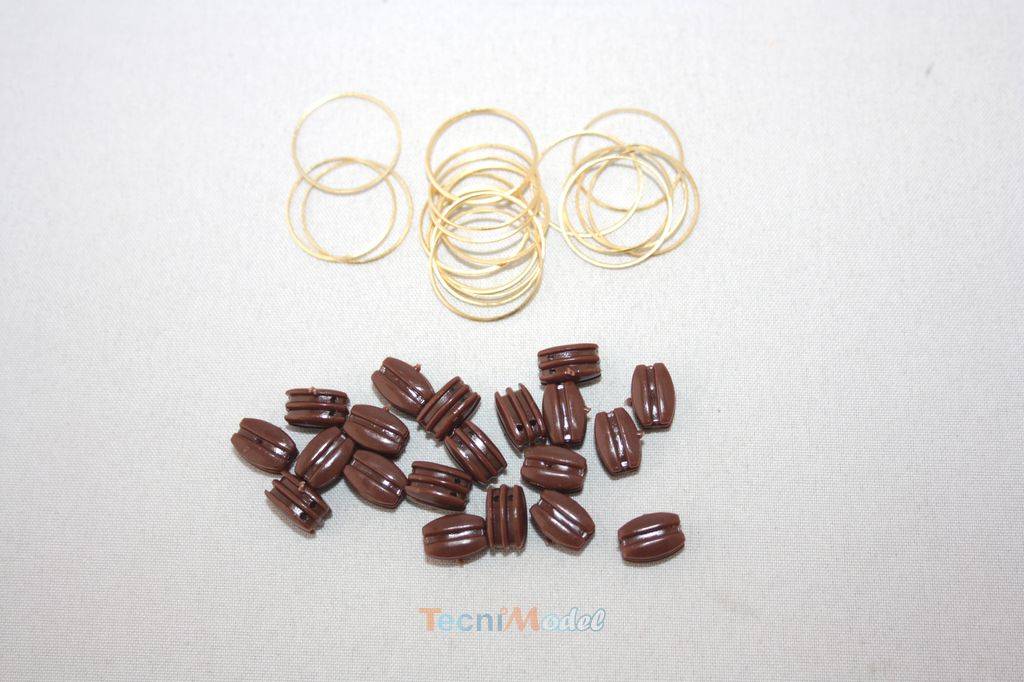Lot De 2 Poulies En Plastique - Diamètre 190 Mm - Pour Chariot, Fauteuil Roulant, Poubelle - Trou De Montage 8 Mm