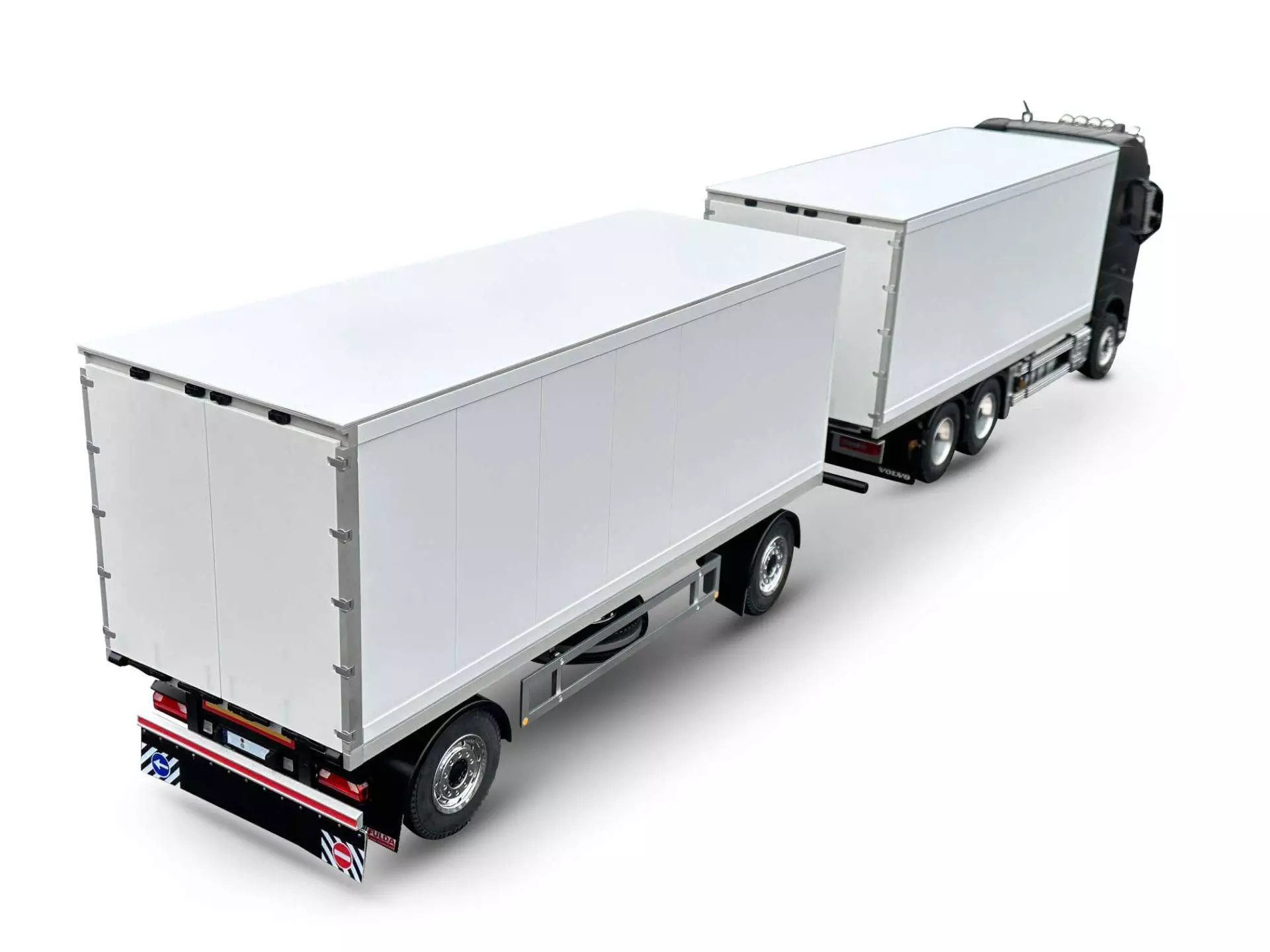 Semi-remorque 5 Essieux Métal 1:14 Pour Camion RC Tamiya – Modèle Hobby – Presque Prêt à Monter